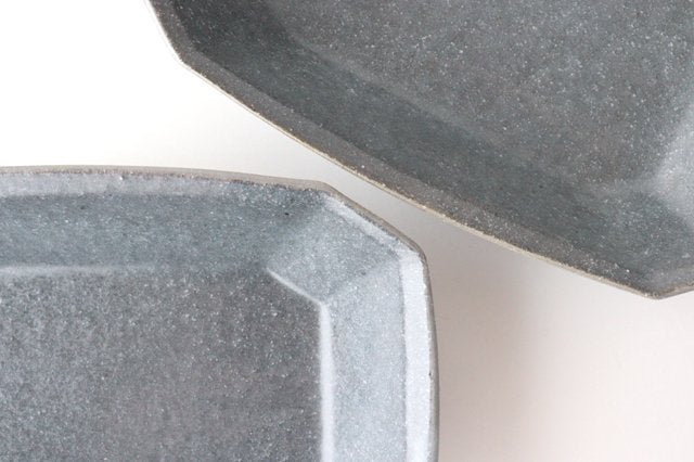 Furutani Seitosho Gray Glaze Octagonal Deep Bowl Small | Serving Bowl-Detail2