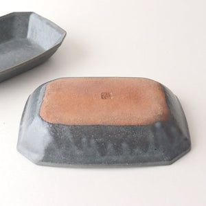 Furutani Seitosho Gray Glaze Octagonal Deep Bowl Small | Serving Bowl-Detail6