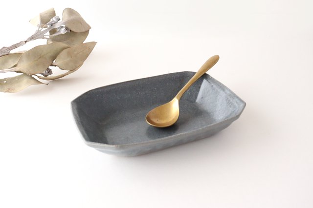 Furutani Seitosho Gray Glaze Octagonal Deep Bowl Small | Serving Bowl-Detail7
