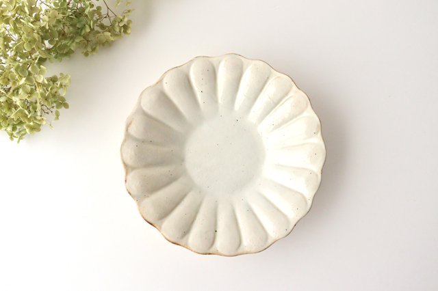 Furutani Seitosho Deep Flowershaped Plate Tetsusan Large