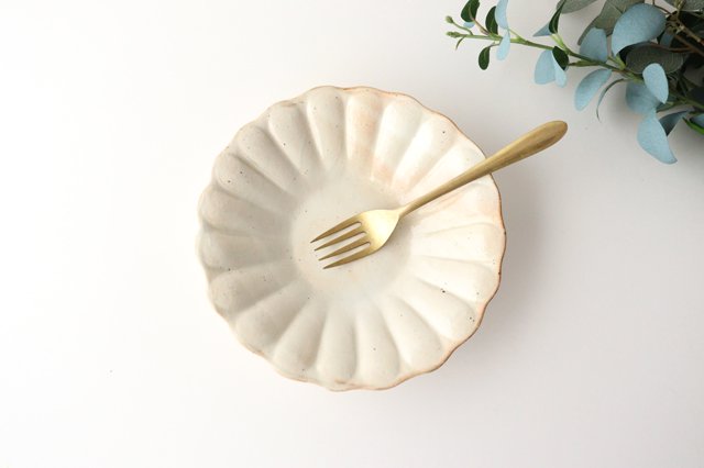 Furutani Seitosho Deep Flowershaped Plate Tetsusan Large