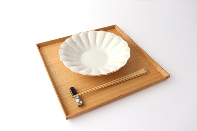 Furutani Seitosho Deep Flowershaped Plate Tetsusan Large