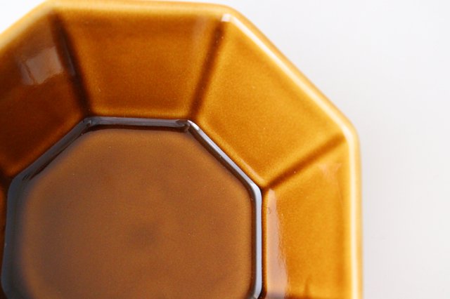 Octagonal Small Bowl Brown | Kobachi Mino Ware