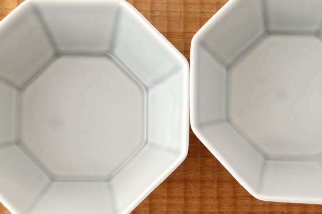 Octagonal Small Bowl Gray | Kobachi Mino Ware
