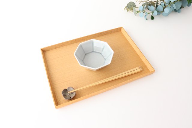 Octagonal Small Bowl Gray | Kobachi Mino Ware