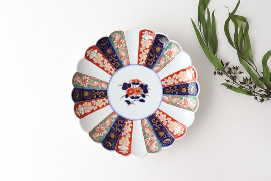 Rinkurou Kiln Old Imari Chrysanthemum Pattern 18cm/7.1in | Hasami Ware-TOP
