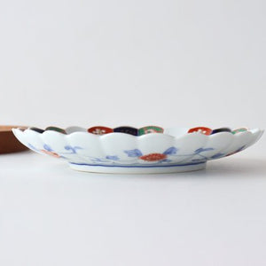 Rinkurou Kiln Old Imari Chrysanthemum Pattern 18cm/7.1in | Hasami Ware-Detail2