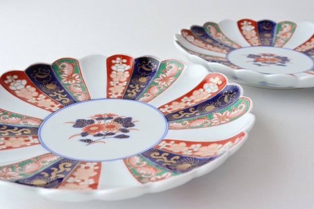 Rinkurou Kiln Old Imari Chrysanthemum Pattern 18cm/7.1in | Hasami Ware