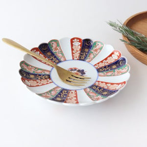 Rinkurou Kiln Old Imari Chrysanthemum Pattern 18cm/7.1in | Hasami Ware-Detail7