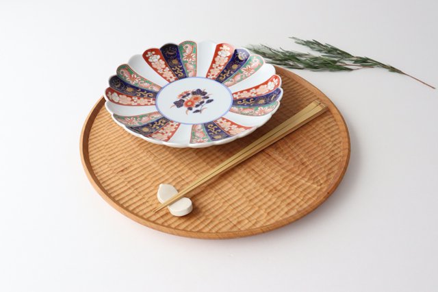 Rinkurou Kiln Old Imari Chrysanthemum Pattern 18cm/7.1in | Hasami Ware