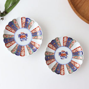 Rinkurou Kiln Sauce Plate Old Imari Chrysanthemum Pattern 9cm/3.5in | Hasami Ware-Detail3