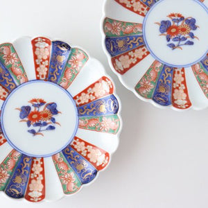 Rinkurou Kiln Sauce Plate Old Imari Chrysanthemum Pattern 9cm/3.5in | Hasami Ware-Detail8