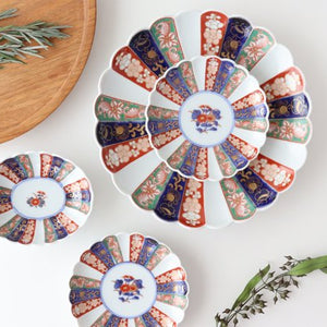 Rinkurou Kiln Oval Small Bowl Old Imari Chrysanthemum Pattern | Kobachi Hasami Ware-Detail13