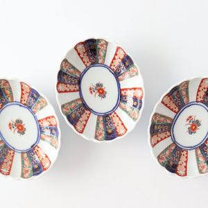 Rinkurou Kiln Oval Small Bowl Old Imari Chrysanthemum Pattern | Kobachi Hasami Ware-Detail5