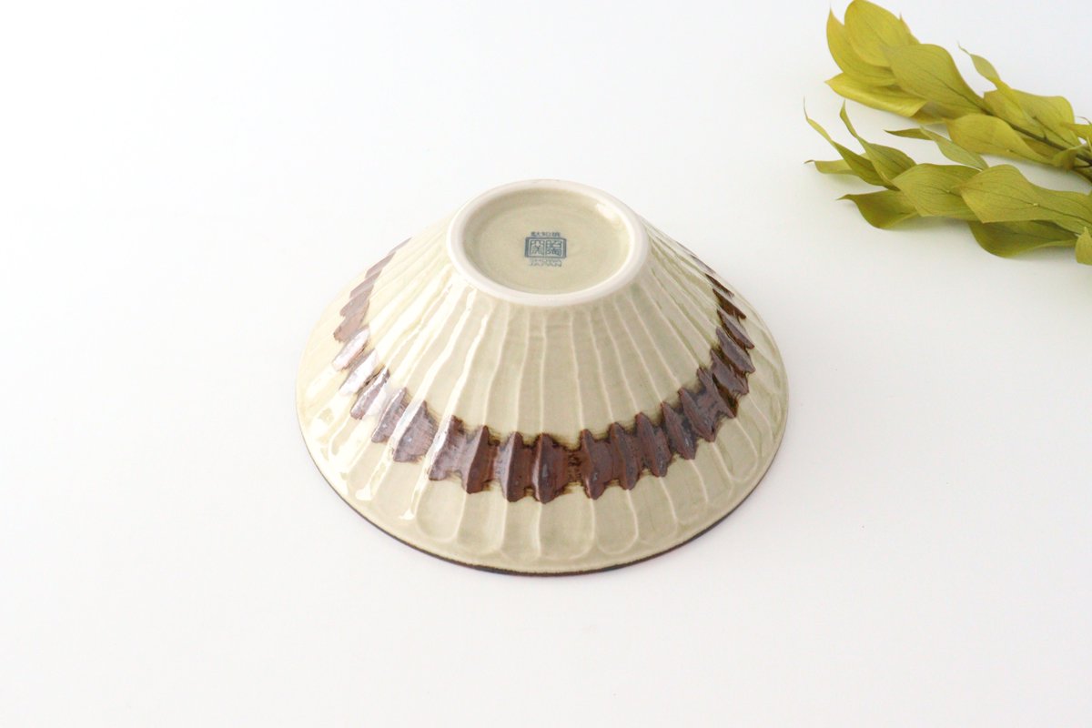 Deep Bowl Blue Arabesque Large | Ramen Bowl Mino ware