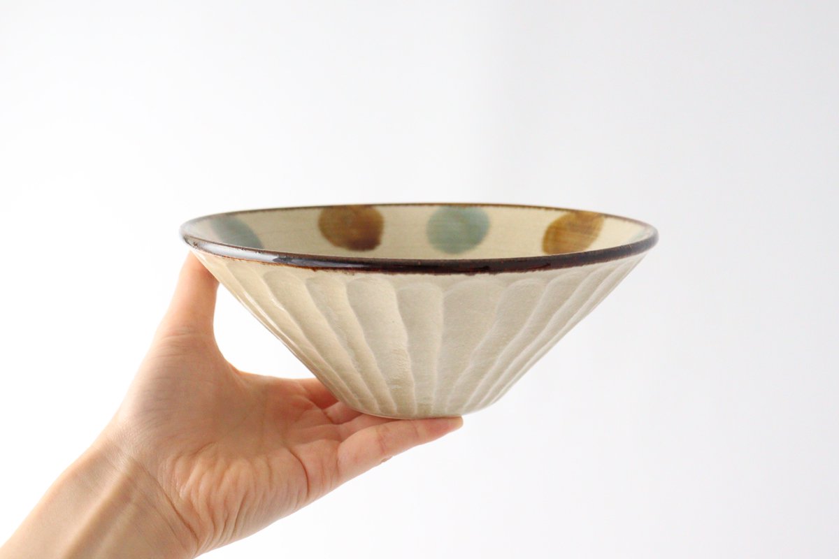 Ryukyu Drop Deep Bowl | Ramen Bowl Mino Ware