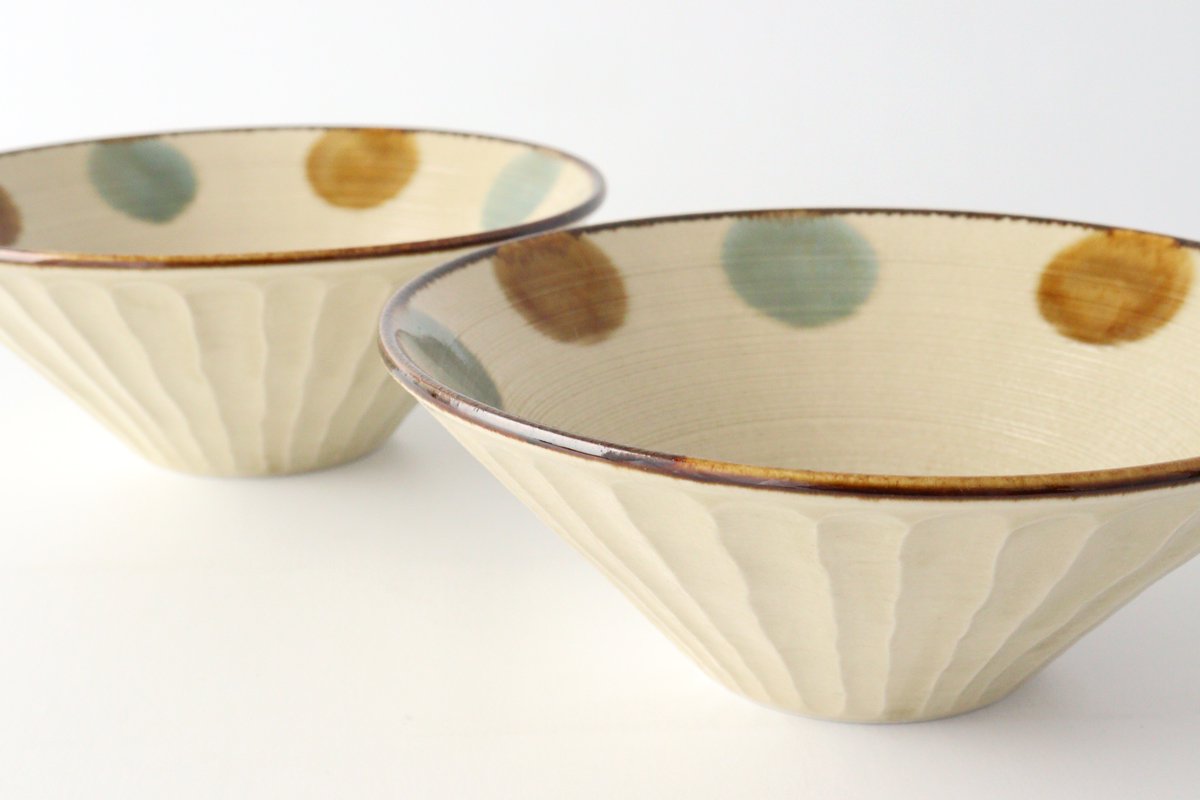Ryukyu Drop Deep Bowl | Ramen Bowl Mino Ware