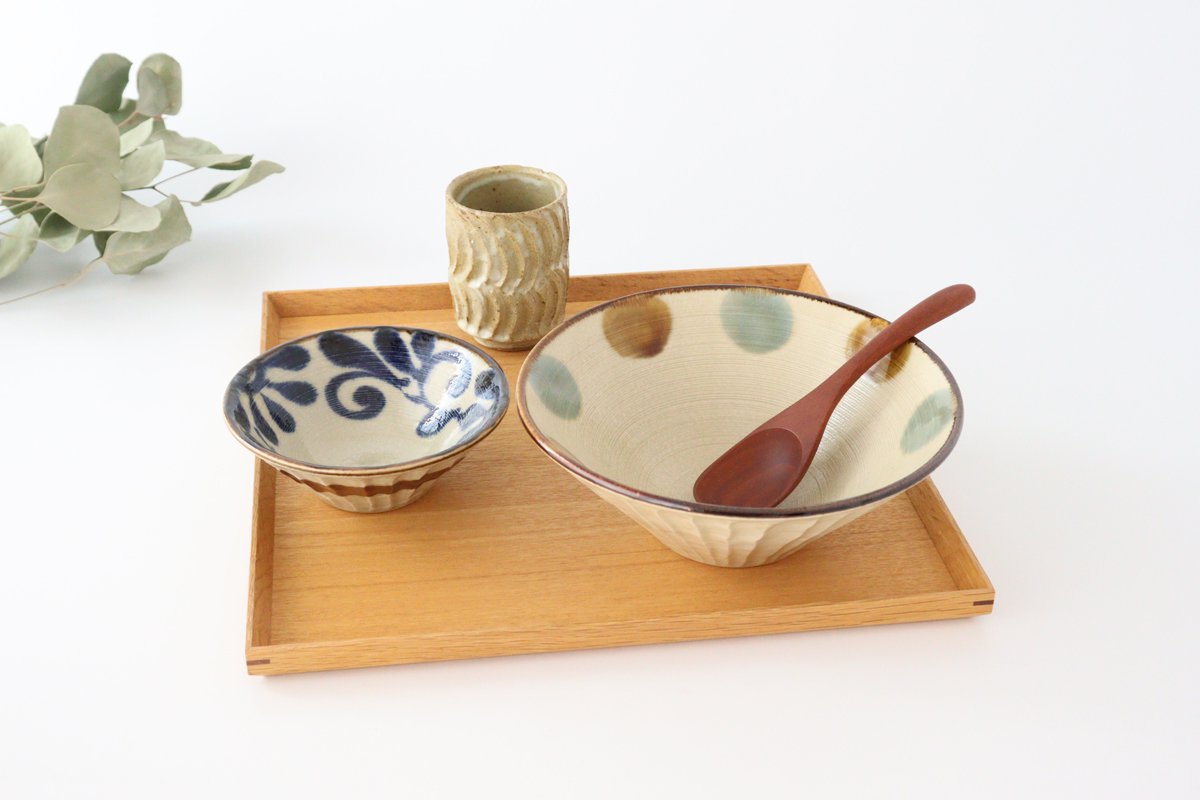 Ryukyu Drop Deep Bowl | Ramen Bowl Mino Ware