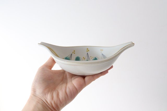 POTPURRI fajans Bowl Green M | Serving Bowl