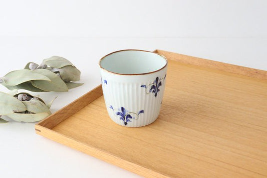Koyo Kiln LEAVES Soba Choko Shinogi | Free Cup Arita Ware-TOP