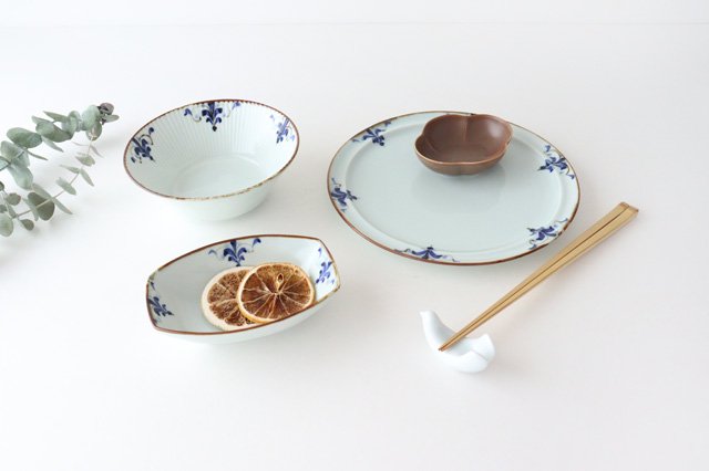 Koyo Kiln LEAVES Boat-shaped Small Bowl | Kobachi Arita Ware