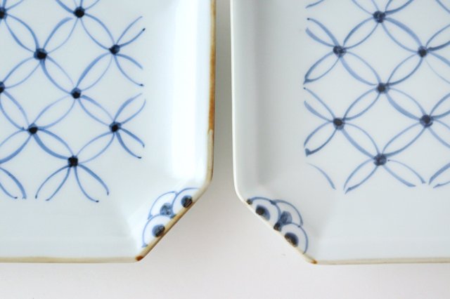 Octagonal Plate Shippo | Sushi Plate Arita Ware-Detail8