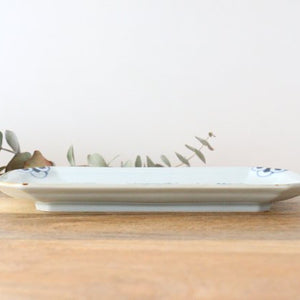 Octagonal Plate Chrysanthemum | Sushi Plate Arita Ware-Detail2