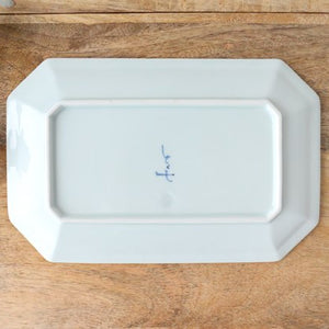 Octagonal Plate Chrysanthemum | Sushi Plate Arita Ware-Detail5