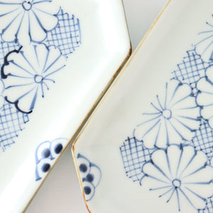 Octagonal Plate Chrysanthemum | Sushi Plate Arita Ware-Detail8