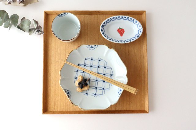 Flower-shaped Plate Shippo Pattern | Arita Ware