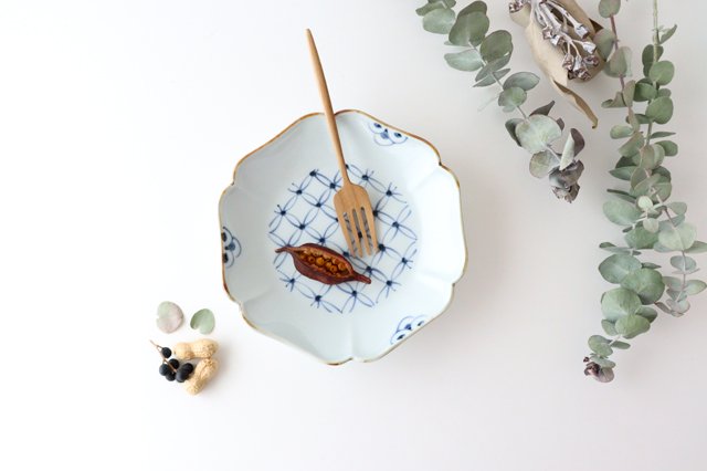 Flower-shaped Plate Shippo Pattern | Arita Ware