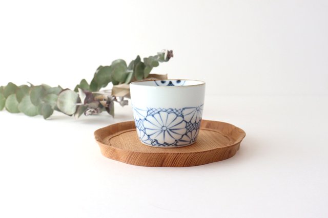 Soba Choko Chrysanthemum Pattern | Free Cup Arita Ware