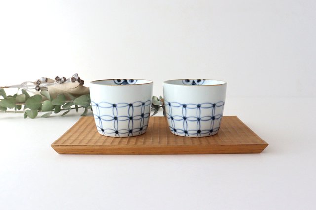 Soba Choko Shippo Pattern | Free Cup Arita Ware