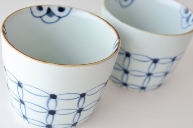 Soba Choko Shippo Pattern | Free Cup Arita Ware