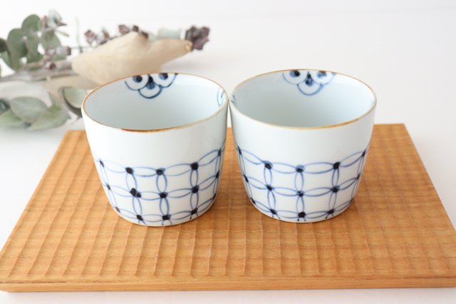 Soba Choko Shippo Pattern | Free Cup Arita Ware