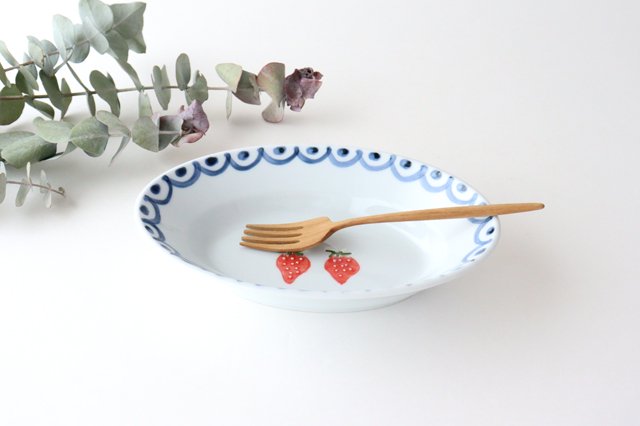 Large Oval Bowl Strawberry | Serving Bowl Arita Ware