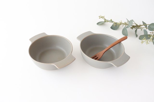 POTDISH S gray Heat-resistant ceramic Arita ware