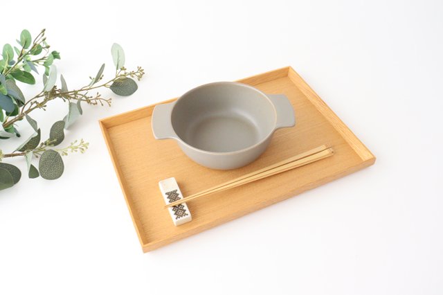 POTDISH S gray Heat-resistant ceramic Arita ware