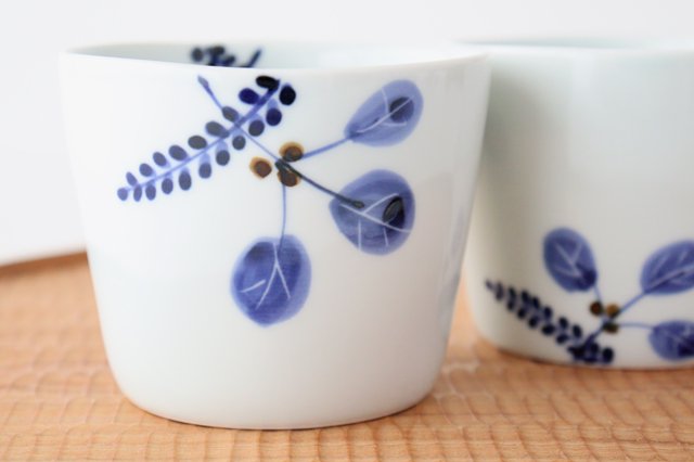 Koyo Kiln Soba Choko Tree Leaves | Free Cup Arita Ware