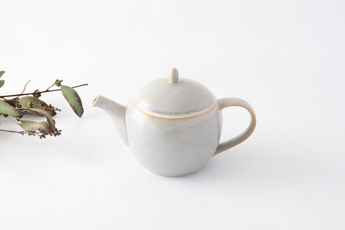 Koyo Kiln Japase Teapot Sherbet Gray | Kyusu Arita Ware
