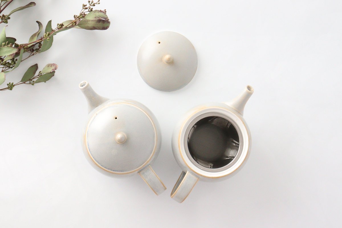 Koyo Kiln Japase Teapot Sherbet Gray | Kyusu Arita Ware