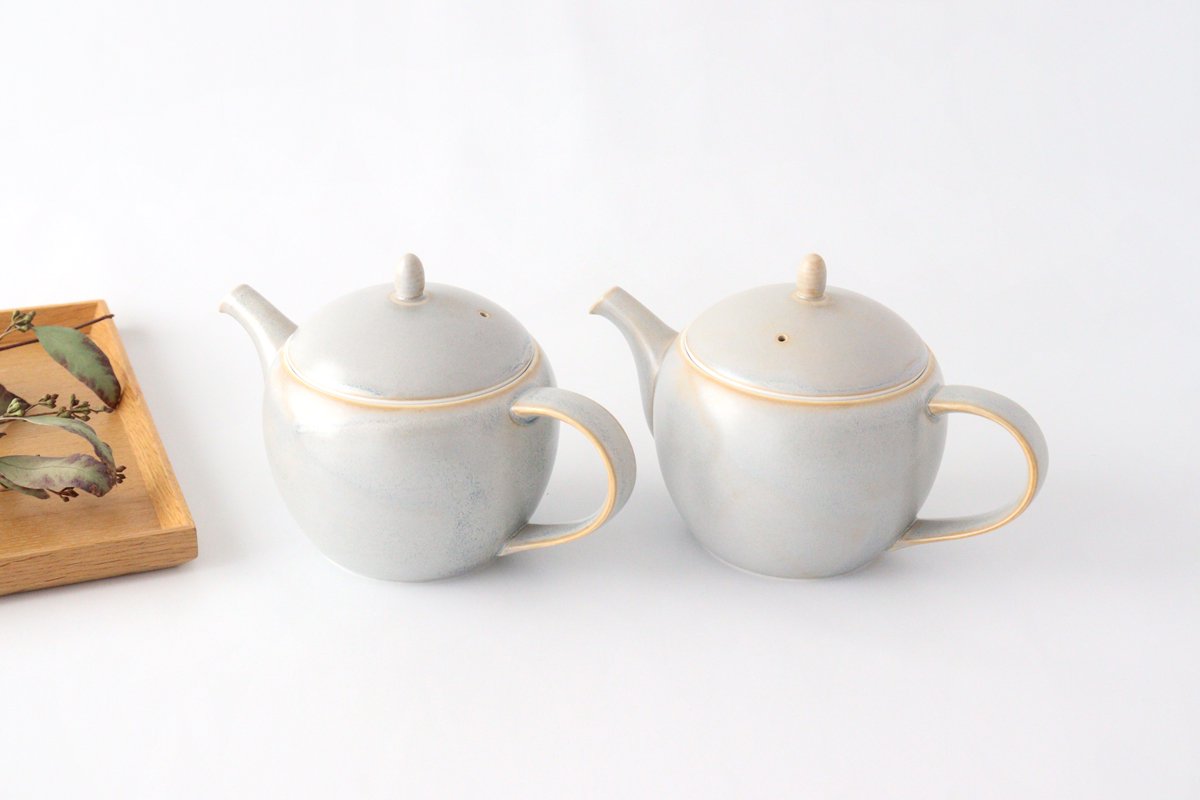 Koyo Kiln Japase Teapot Sherbet Gray | Kyusu Arita Ware