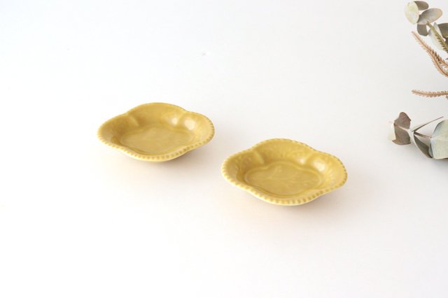Oval Sauce Plate Yellow | Arita Ware