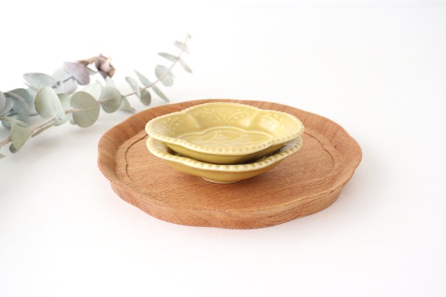 Oval Sauce Plate Yellow | Arita Ware