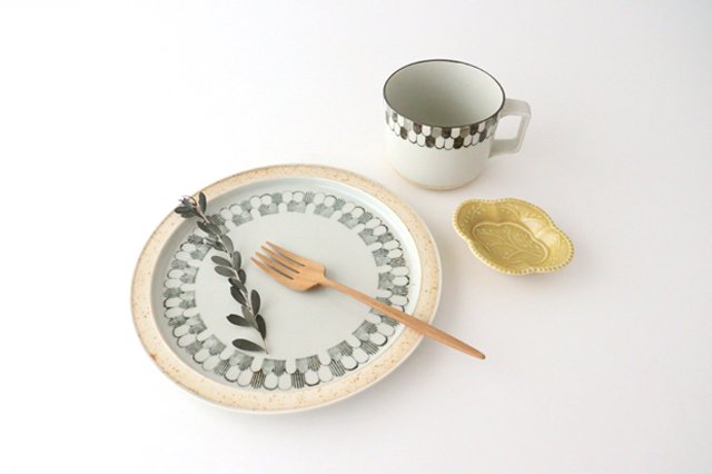 Plate M tile porcelain kuppi Arita ware