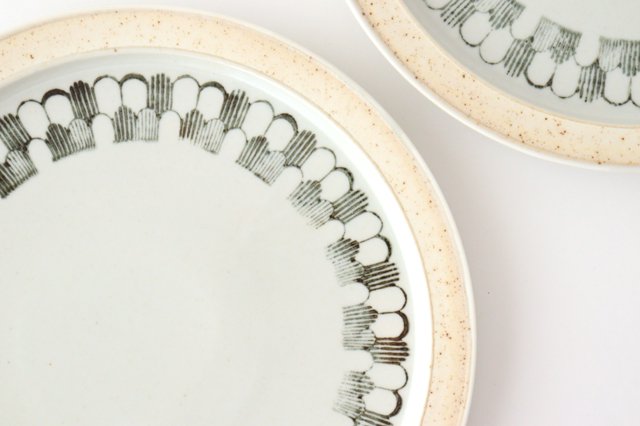 Plate M tile porcelain kuppi Arita ware