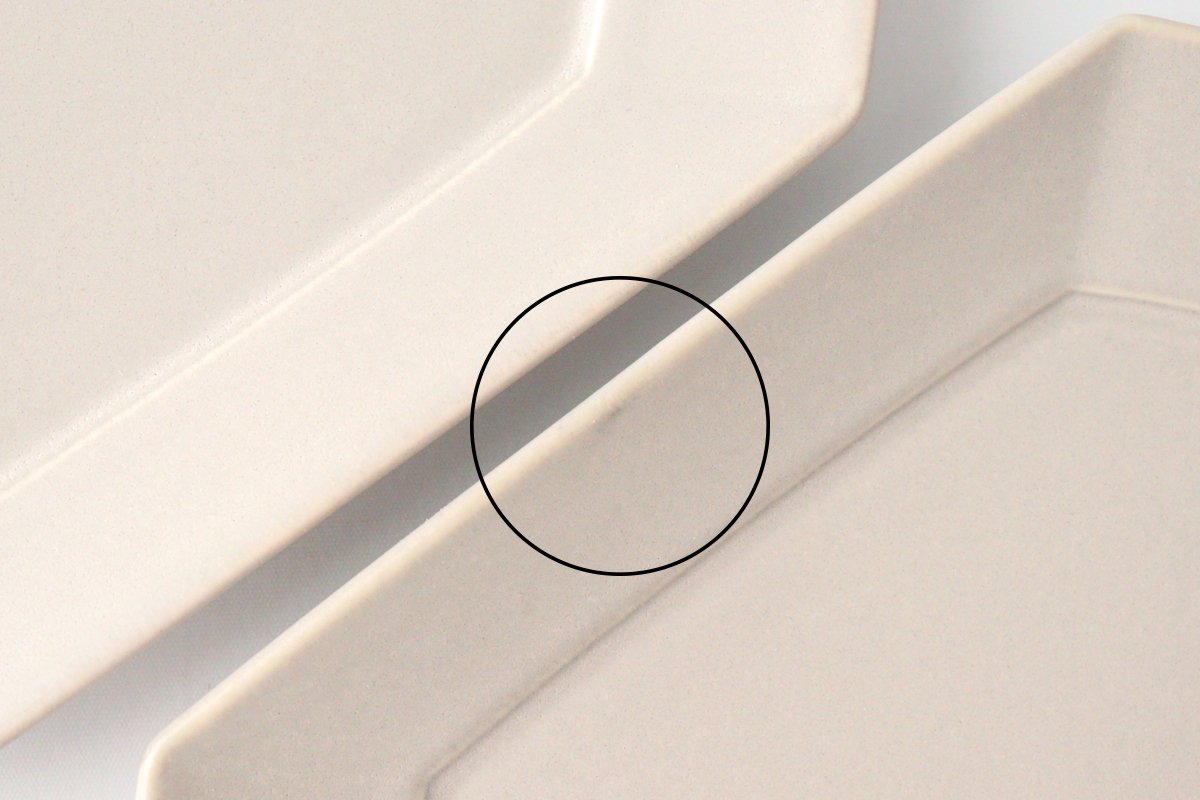 Square plate M Greige porcelain Hasami ware-Detail11