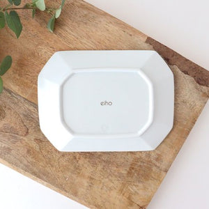 Square plate M white porcelain Hasami ware-Detail3