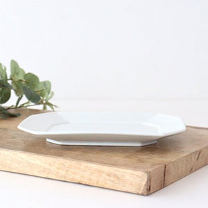 Square plate M white porcelain Hasami ware-Detail4