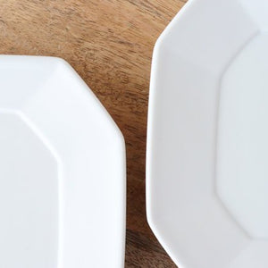 Square plate M white porcelain Hasami ware-Detail8